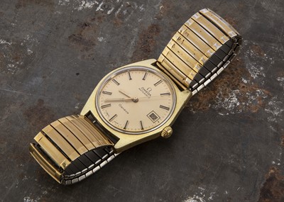 Lot 149 - A 1970 Omega Automatic gold plated wristwatch head