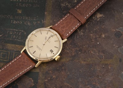 Lot 150 - A recently overhauled and services 1960s Omega Automatic De Ville 18ct gold cased wristwatch
