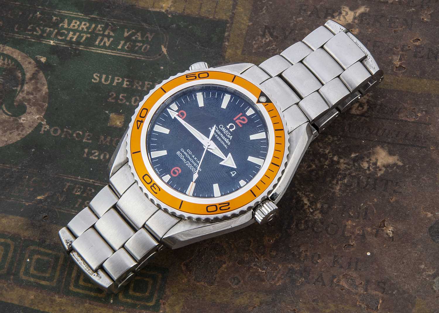 Lot 161 - A modern Omega Planet Ocean Seamaster Professional automatic stainless steel wristwatch