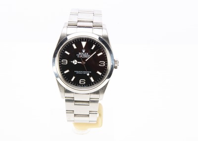Lot 174 - A 2000s Rolex Oyster Perpetual Explorer stainless steel wristwatch