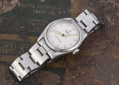 Lot 178 - A c1950s Rolex Oyster Royal manual wind stainless steel wristwatch