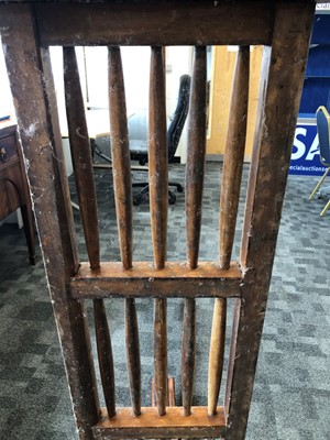 Lot 6 - A Chinese hardwood coat stand