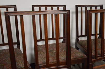 Lot 8 - A set of Six 19th century mahogany dinning chairs