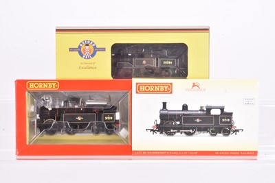 Lot 521 - Oxford Rail and Hornby 00 Gauge BR ex SR black Tank Locomotives