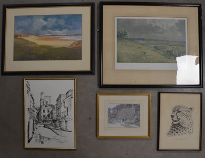Lot 58 - A collection of framed works