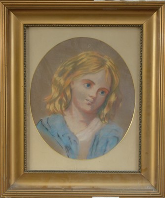Lot 70 - A portrait of a young girl