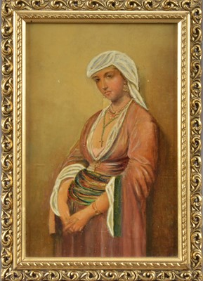 Lot 123 - Portrait of a Mediterranean lady