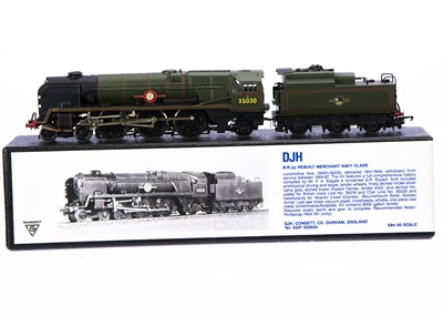 Lot 561 - DJH 00 Gauge kitbuilt BR green Merchant Navy Class 35030 'Elder Demster Lines' Locomotive and tender