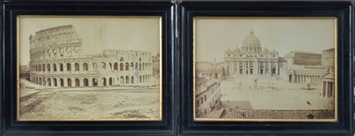 Lot 167 - Two late 19th century real photographs of Rome