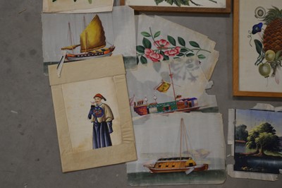 Lot 172 - A large collection of Rice paper works