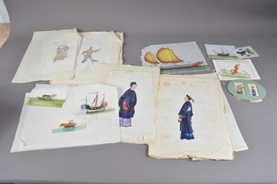 Lot 172 - A large collection of Rice paper works