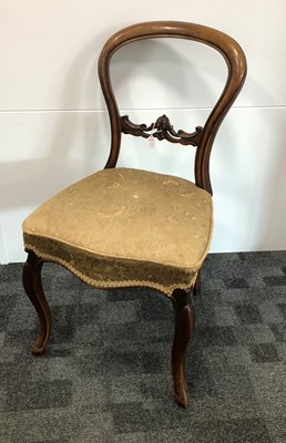 Lot 187 - A Victorian mahogany single dining chair