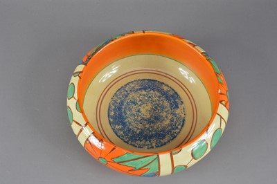 Lot 225 - A circa 1930's Clarice Cliff hand painted pottery bowl