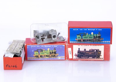 Lot 571 - 00 Gauge Southern part Kitbuilt and unmade Kits Tank Engines