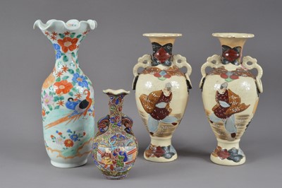 Lot 276 - Four 20th century Far Eastern ceramic vases