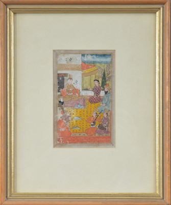 Lot 279 - A Persian/Middle Eastern Gouache painting