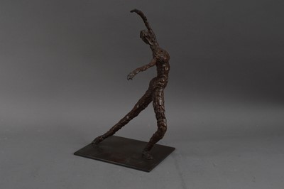 Lot 311 - A cast bronze sculpture of a figure