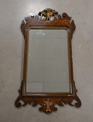 Lot 320 - A 20th century wooden framed mirror