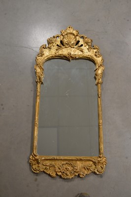 Lot 321 - A decorative frame gilt painted mirror