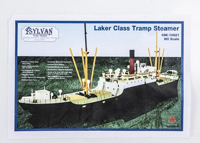 Lot 780 - Sylvan Scale Models HO Scale Laker Class Tramp Steamer