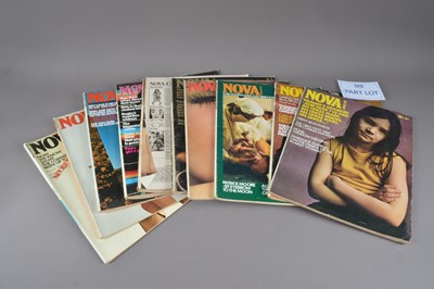 Lot 332 - A large collection of Vintage Nova magazines