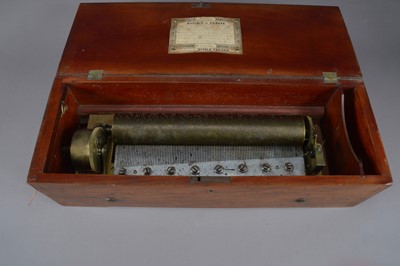 Lot 336 - Cylinder musical box