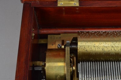 Lot 338 - Cylinder musical Box