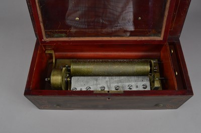 Lot 339 - Cylinder musical Box