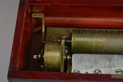 Lot 339 - Cylinder musical Box