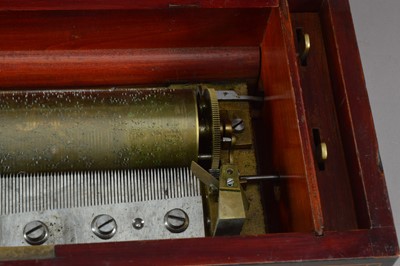 Lot 339 - Cylinder musical Box