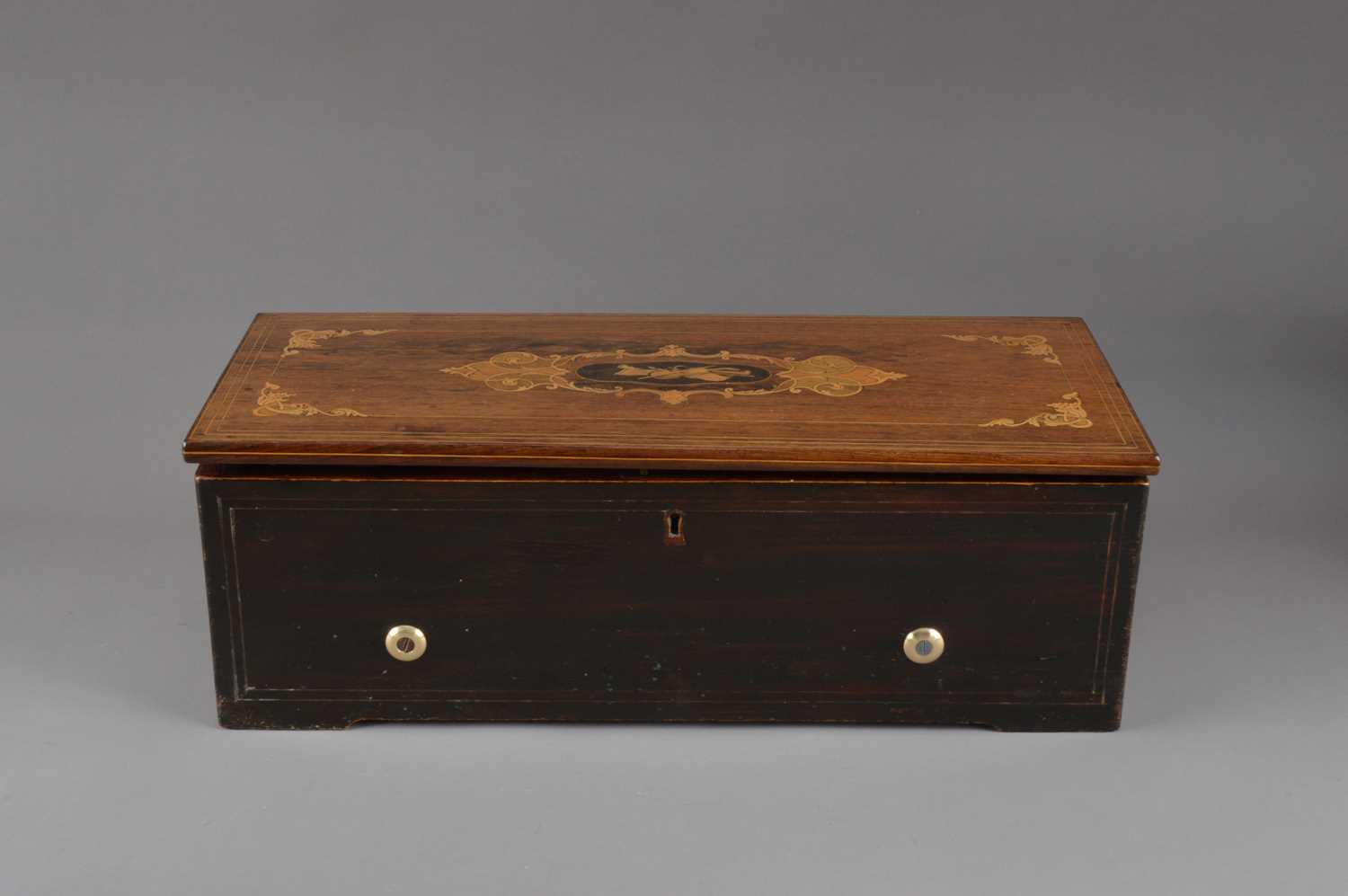 Lot 340 - Cylinder musical Box