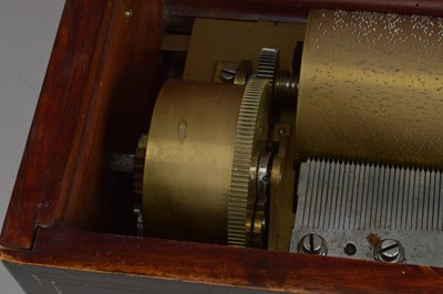 Lot 340 - Cylinder musical Box