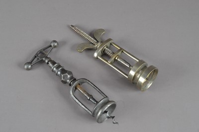 Lot 362 - Two late 19th century and later corkscrews