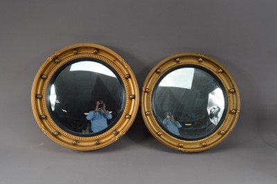 Lot 393 - Two modern convex mirrors