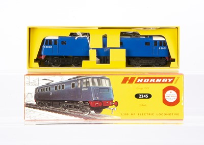 Lot 291 - uncommon late issue Hornby-Dublo 00 Gauge 2-Rail 2245 BR blue 3300 HP Electric Locomotive 3002
