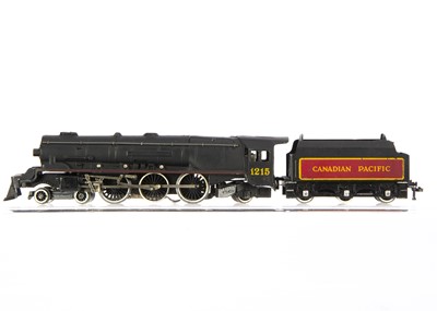 Lot 309 - Rare Hornby-Dublo 00 Gauge 3-Rail Canadian Pacific black Locomotive with red/ black Tender