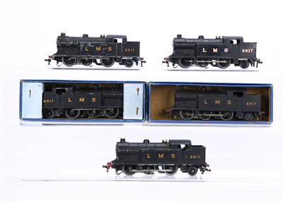 Lot 325 - Hornby-Dublo 00 Gauge 3-Rail LMS black 6917 0-6-2 Tank Locomotives