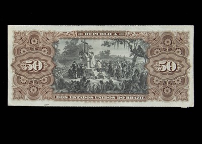 Lot 4 - Brazil 50 Mil Reis banknote