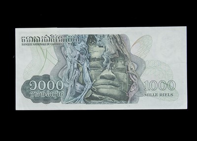 Lot 11 - Cambodia 1000 Riels Banknote
