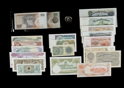 Lot 37 - Collection of twenty uncirculated world banknotes