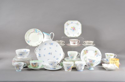 Lot 36 - A large collection of Shelly and Foley ceramics