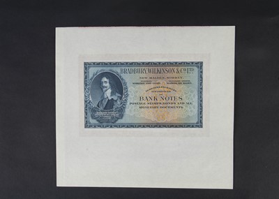 Lot 291 - A Bradbury Wilkinson & Co Ltd advertizing banknote