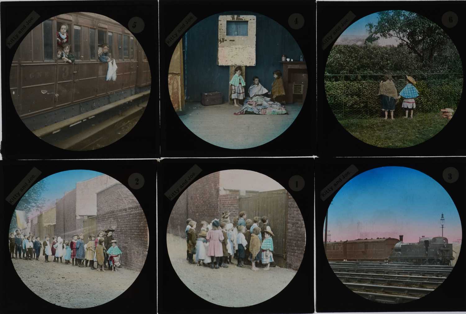 Lot 6 - 3¼in sq Magic Lantern Slides