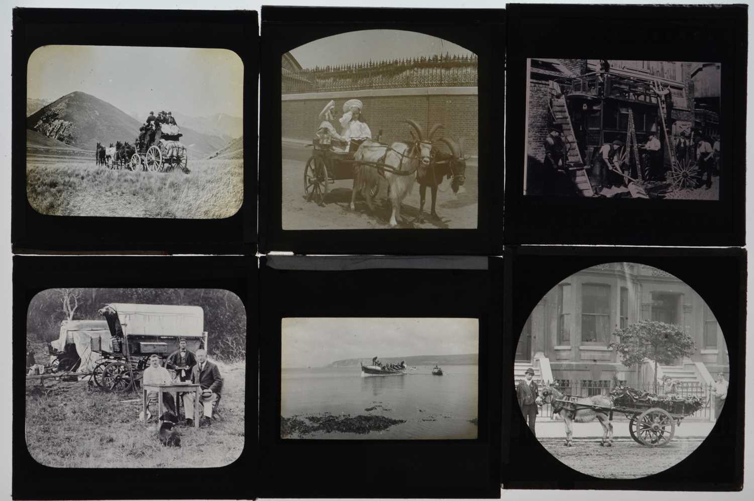 Lot 19 - 3¼in sq Magic Lantern Slides