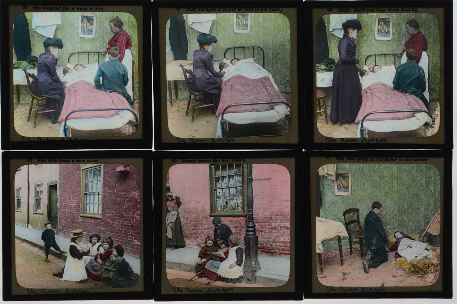 Lot 28 - 3¼in sq Magic Lantern Slides