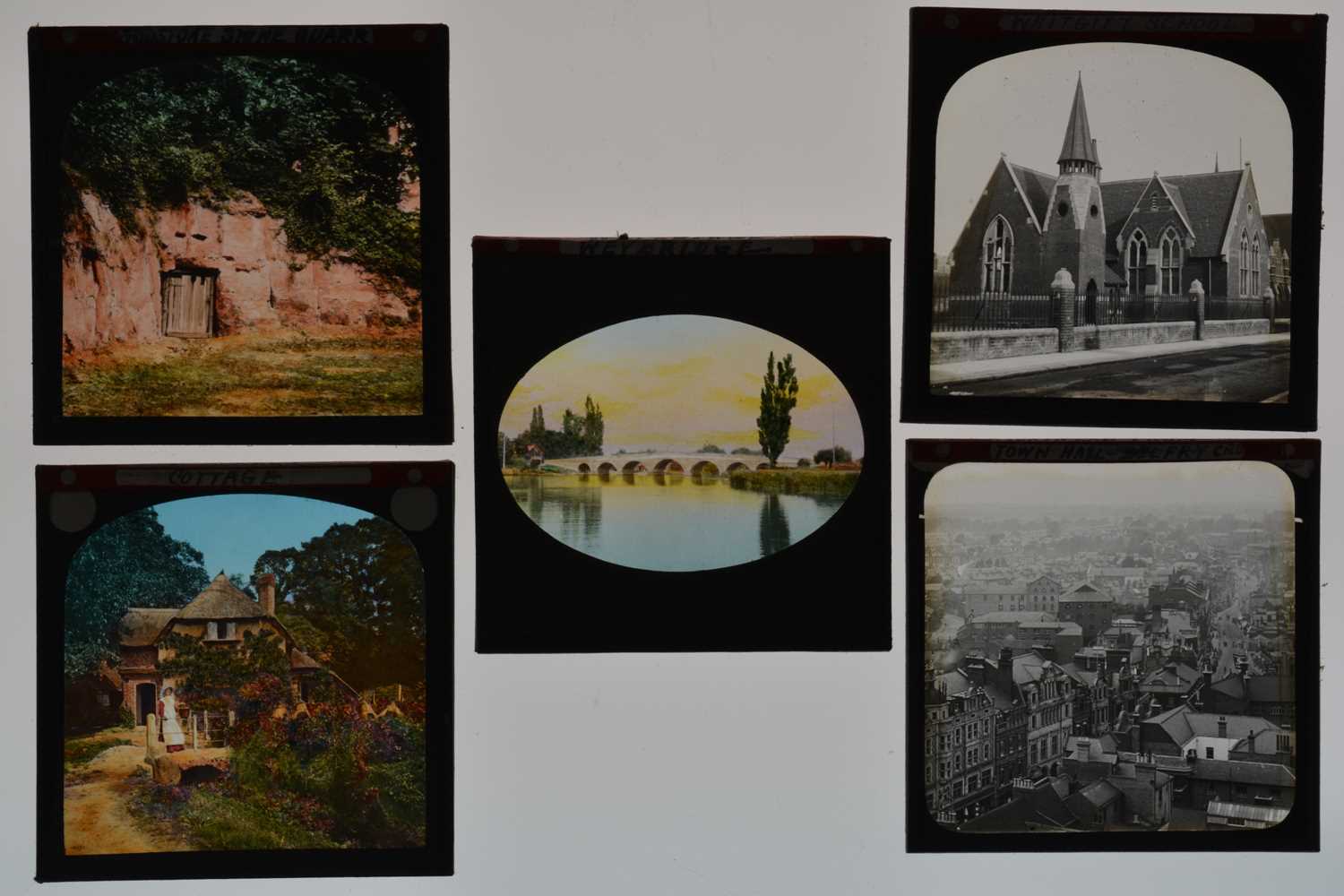 Lot 44 - 3¼in sq Magic Lantern Slides