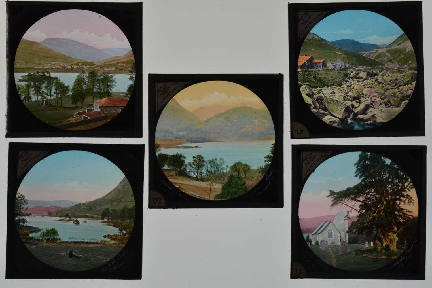 Lot 48 - 3¼in sq Magic Lantern Slides