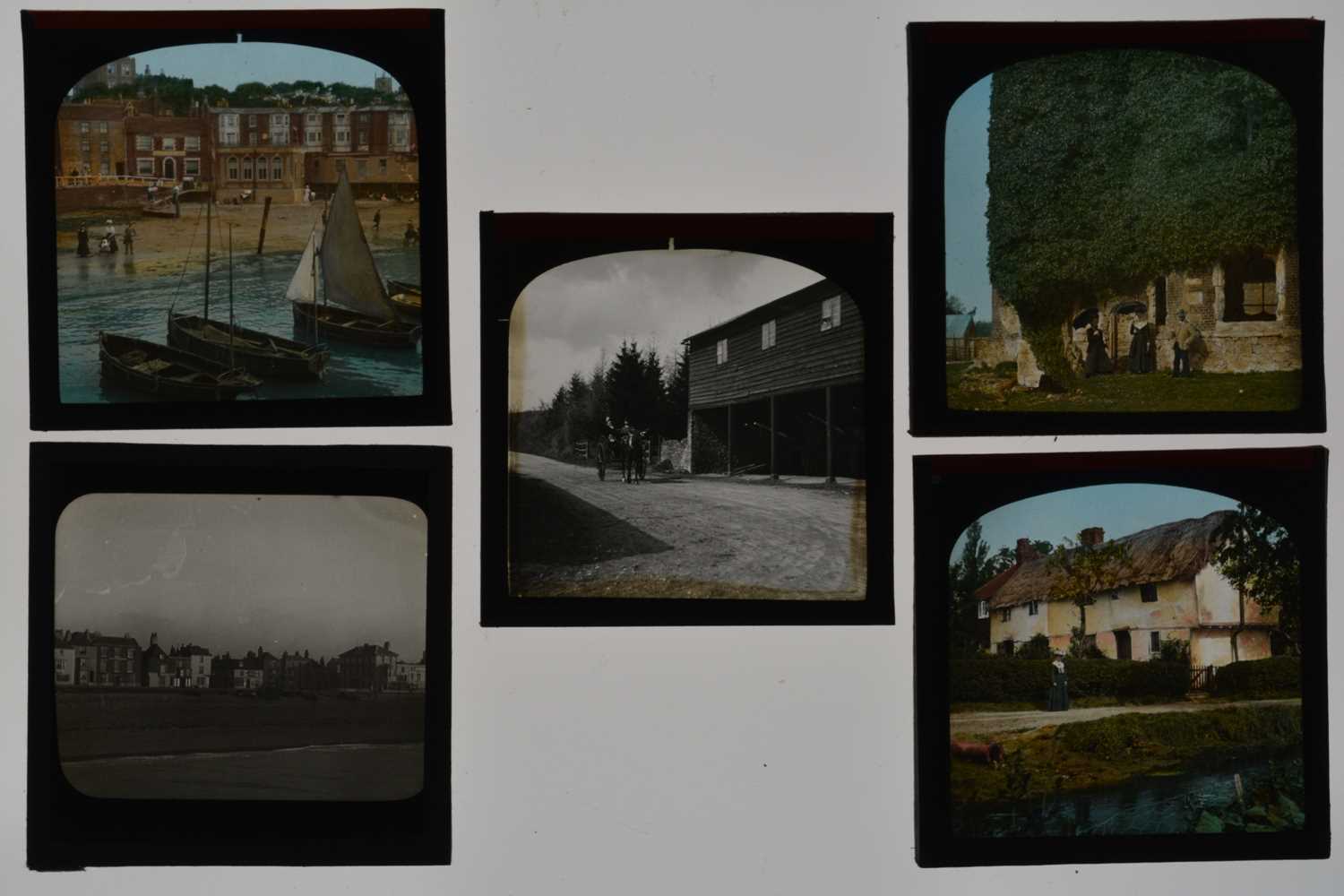 Lot 50 - 3¼in sq Magic Lantern Slides