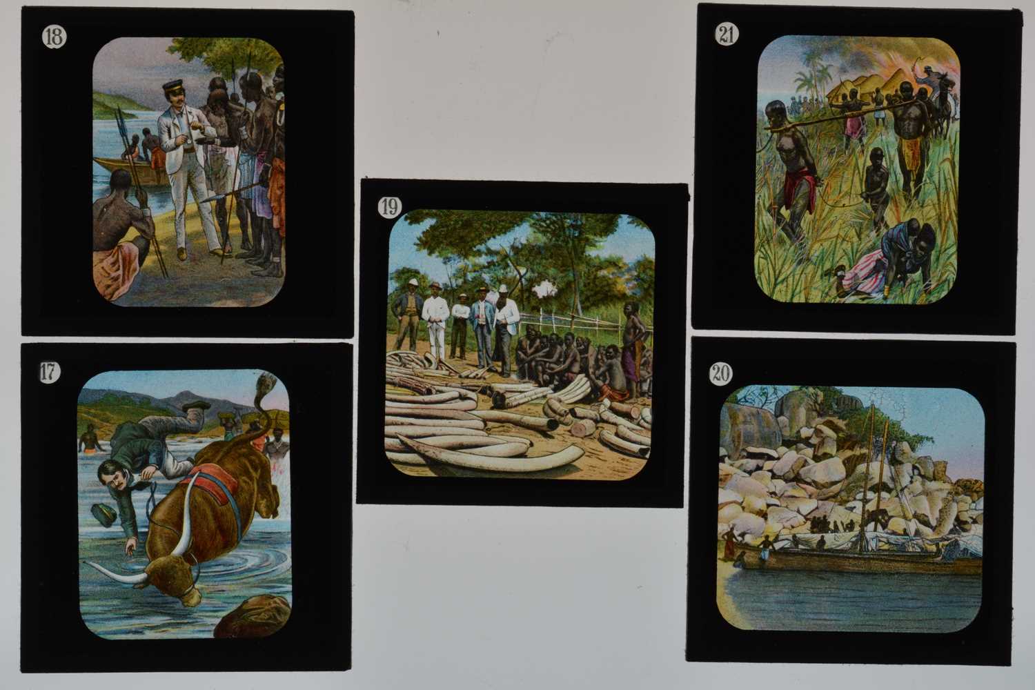 Lot 60 - 3¼in sq Magic Lantern Slides