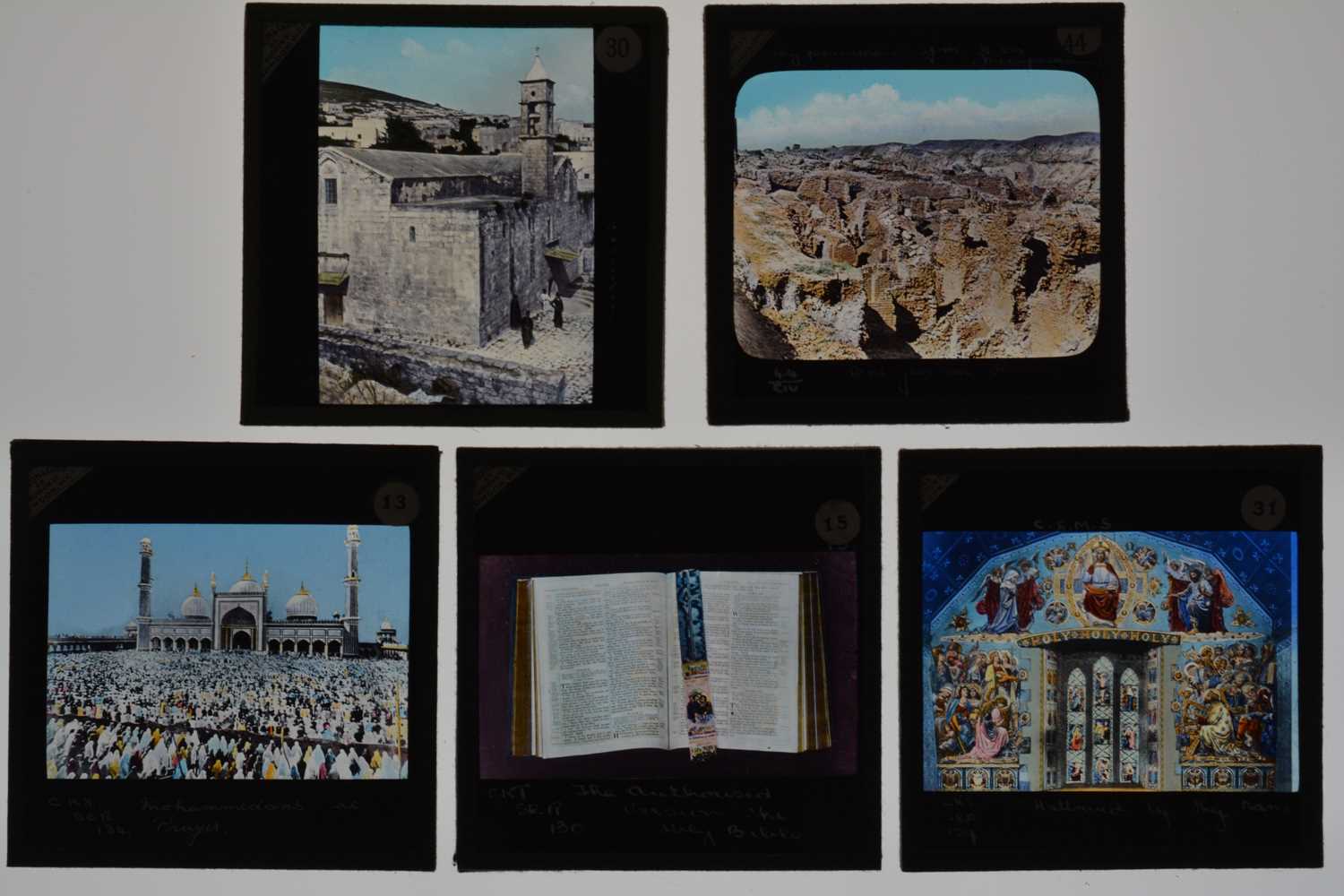 Lot 64 - 3¼in sq Magic Lantern Slides